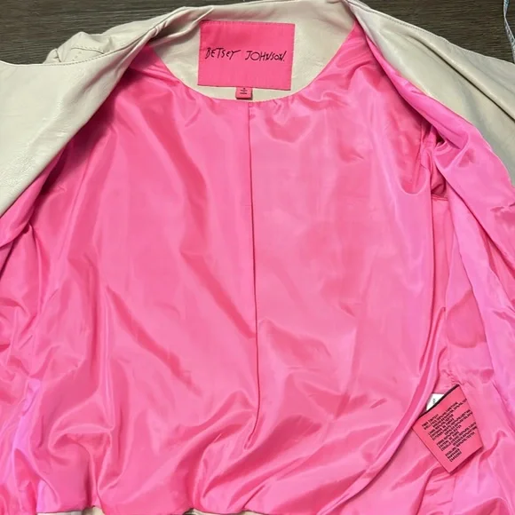 Betsey Johnson Vegan Leather Moto jacket - Picture 7 of 10